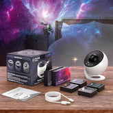 Night Light Star Projector Galaxy Light 12 in 1 Planetarium 360° Rotating Aurora Night Lamp for Room Decorative Children Gift