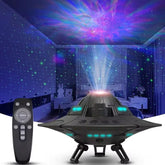 UFO Galaxy Projector, Star Projector, Led Lights for Bedroom, Night Light for Kids or Adults Room Decor, Game Room