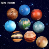 Incredible 9 Planets Solar System Toy Balls