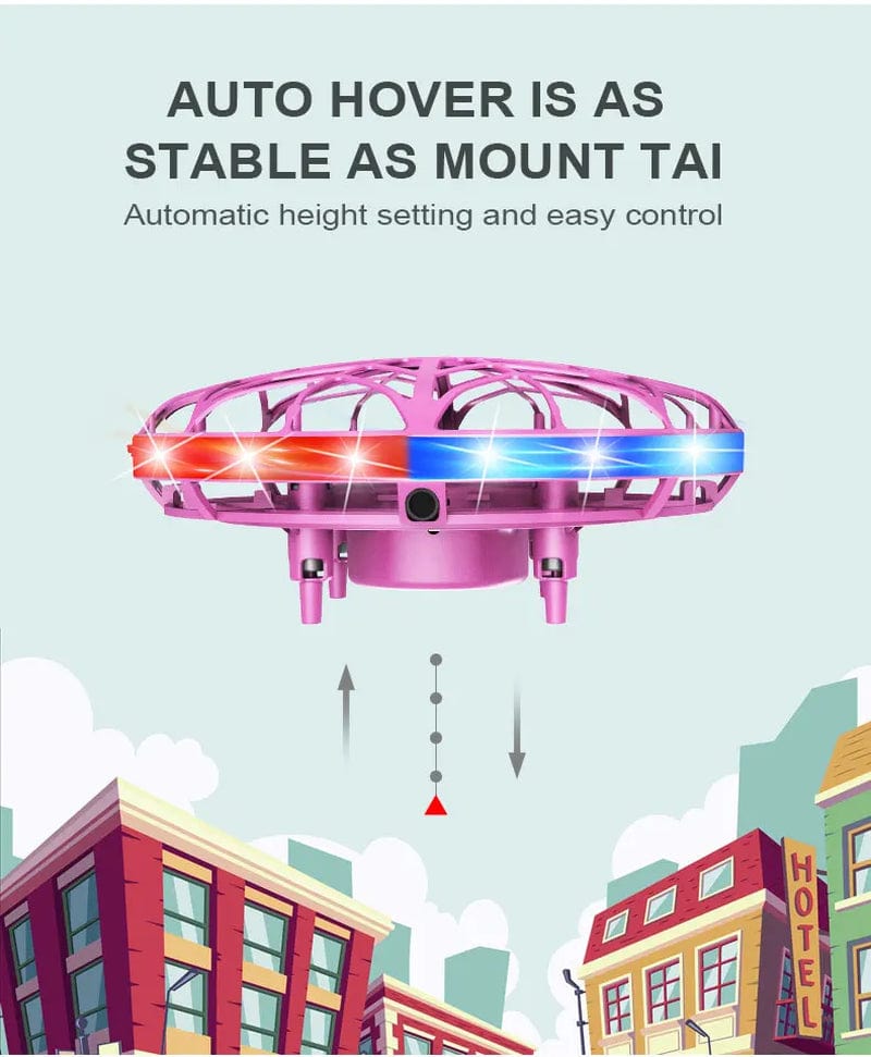 Colorful Anti-Collision Flying Helicopter Magic Hand UFO Ball Aircraft Sensing Mini Induction Drone Kids Electric Toy Gift