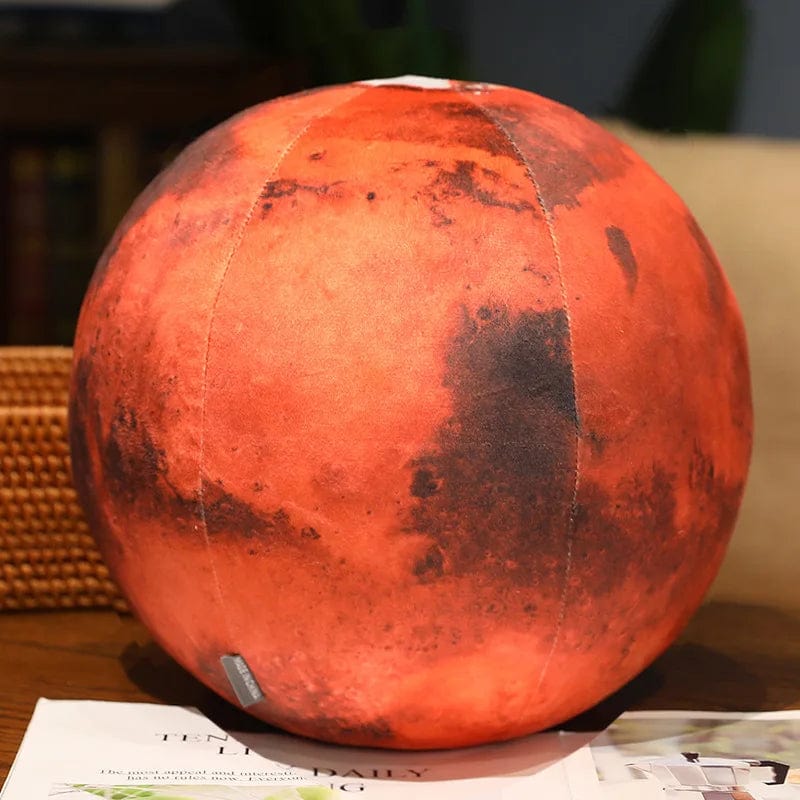 Lifelike Solar System Planet Earth Sun Mars Plush Toy Stuffed Mercury Jupiter Saturn Uranus Neptune round Ball Throw Pillow