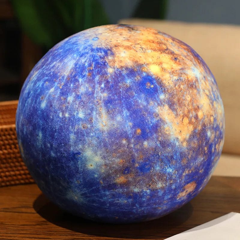 Lifelike Solar System Planet Earth Sun Mars Plush Toy Stuffed Mercury Jupiter Saturn Uranus Neptune round Ball Throw Pillow