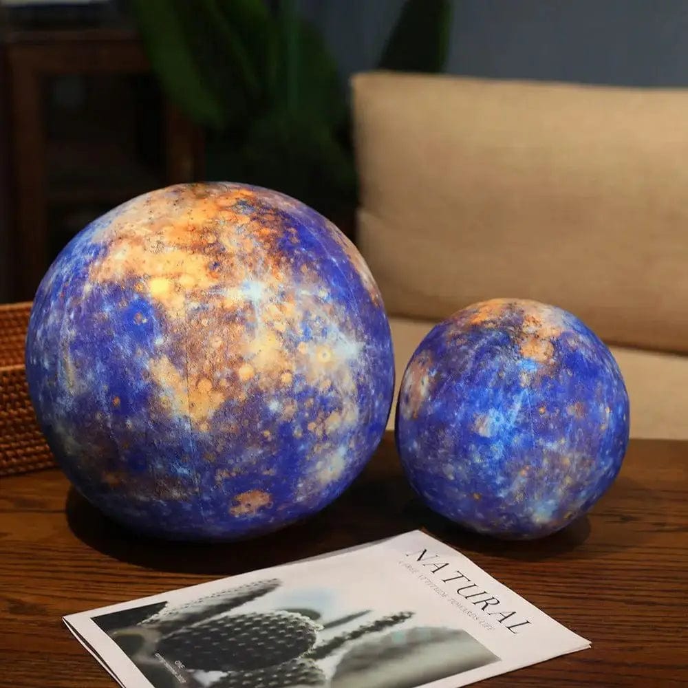 Lifelike Solar System Planet Earth Sun Mars Plush Toy Stuffed Mercury Jupiter Saturn Uranus Neptune round Ball Throw Pillow
