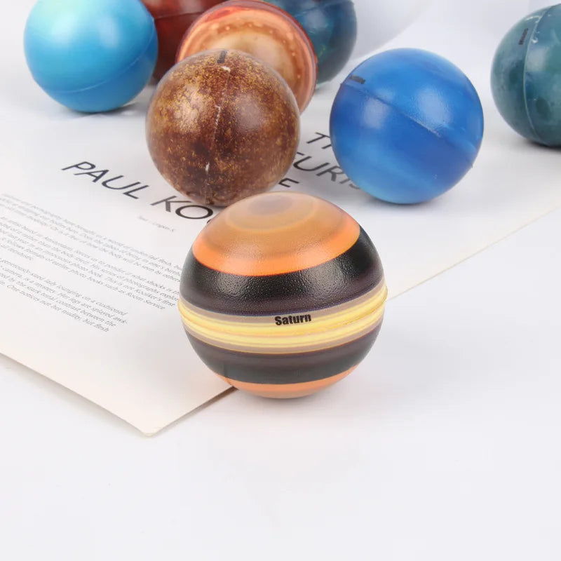 9Pcs Simulation the Solar System Plastic Cosmic Planet System Universe Model Figures Teaching Materials Science Educational Toys