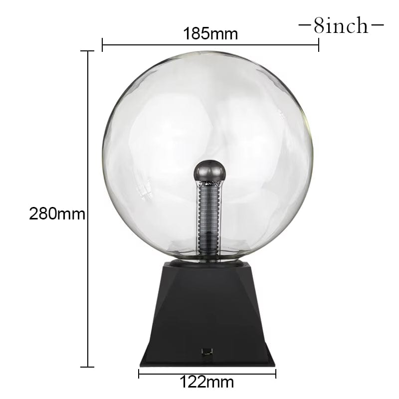Magic Crystal Plasma Ball Lamp 3/4/5/6/8 Inch LED Night Light Kid Birthday Christmas Gift Lighting Bedroom Decor Novelty Lamp