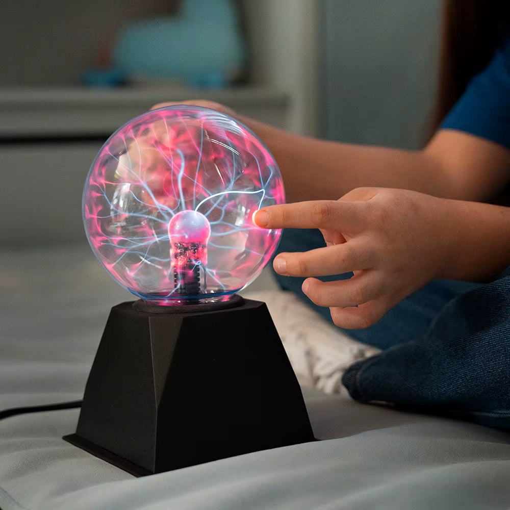 Magic Crystal Plasma Ball Lamp 3/4/5/6/8 Inch LED Night Light Kid Birthday Christmas Gift Lighting Bedroom Decor Novelty Lamp