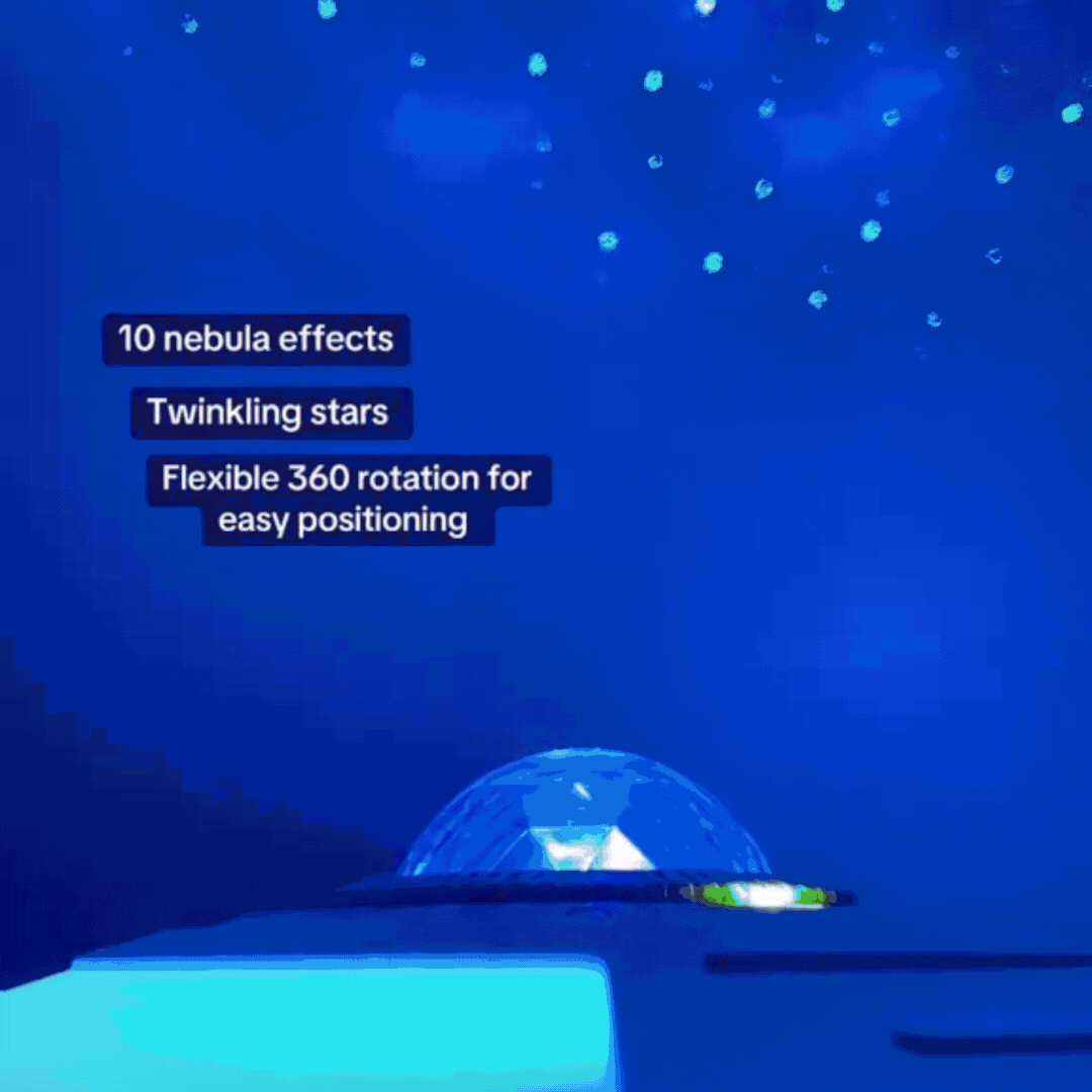 UFO Shaped Stunning Display Stars Galaxy Light Projector