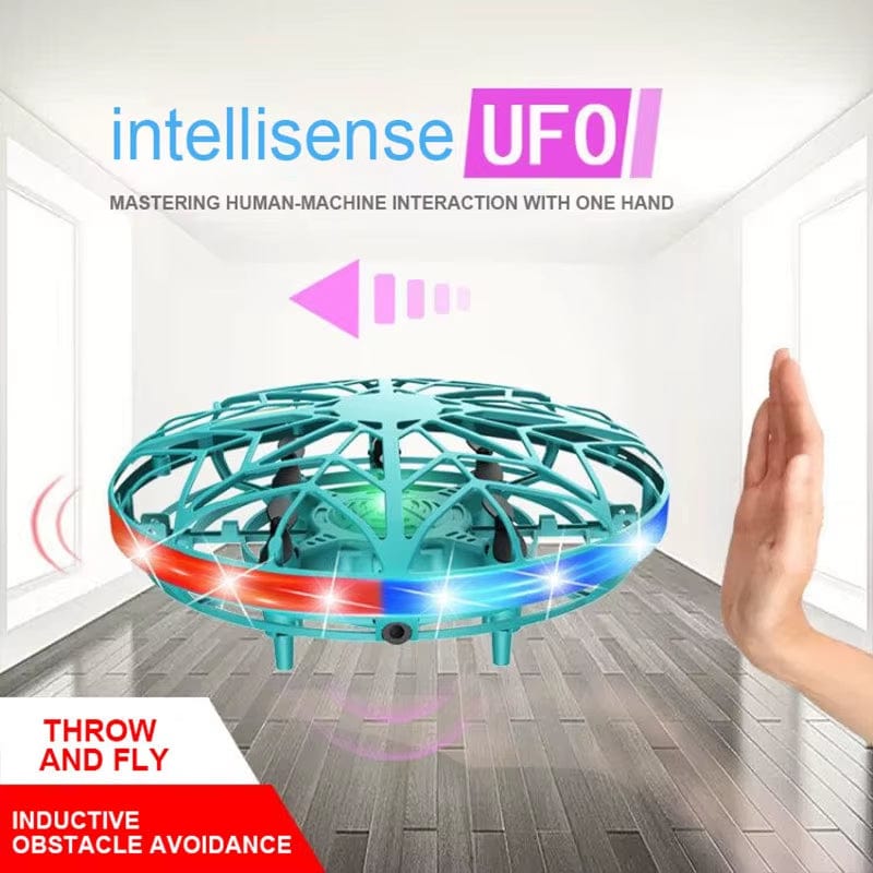 Colorful Anti-Collision Flying Helicopter Magic Hand UFO Ball Aircraft Sensing Mini Induction Drone Kids Electric Toy Gift