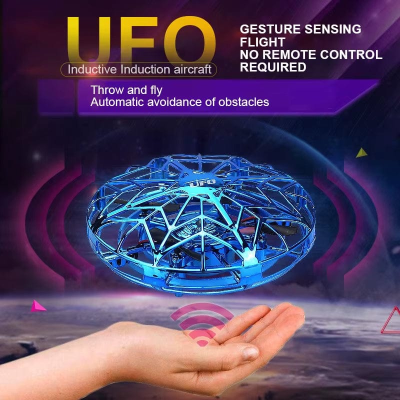 Colorful Anti-Collision Flying Helicopter Magic Hand UFO Ball Aircraft Sensing Mini Induction Drone Kids Electric Toy Gift