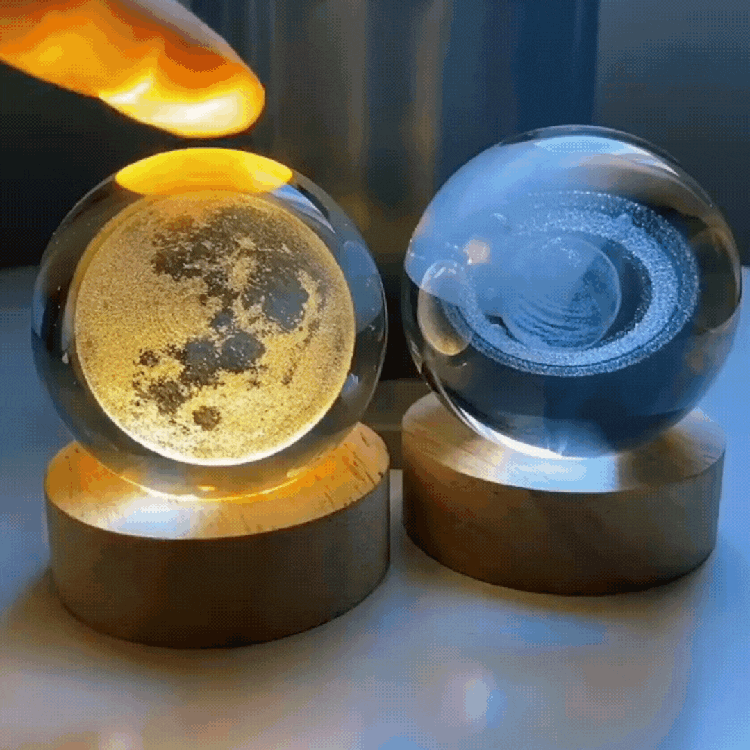 Mesmerising & Stunning 3D LED Galaxy Crystal Ball Lamp