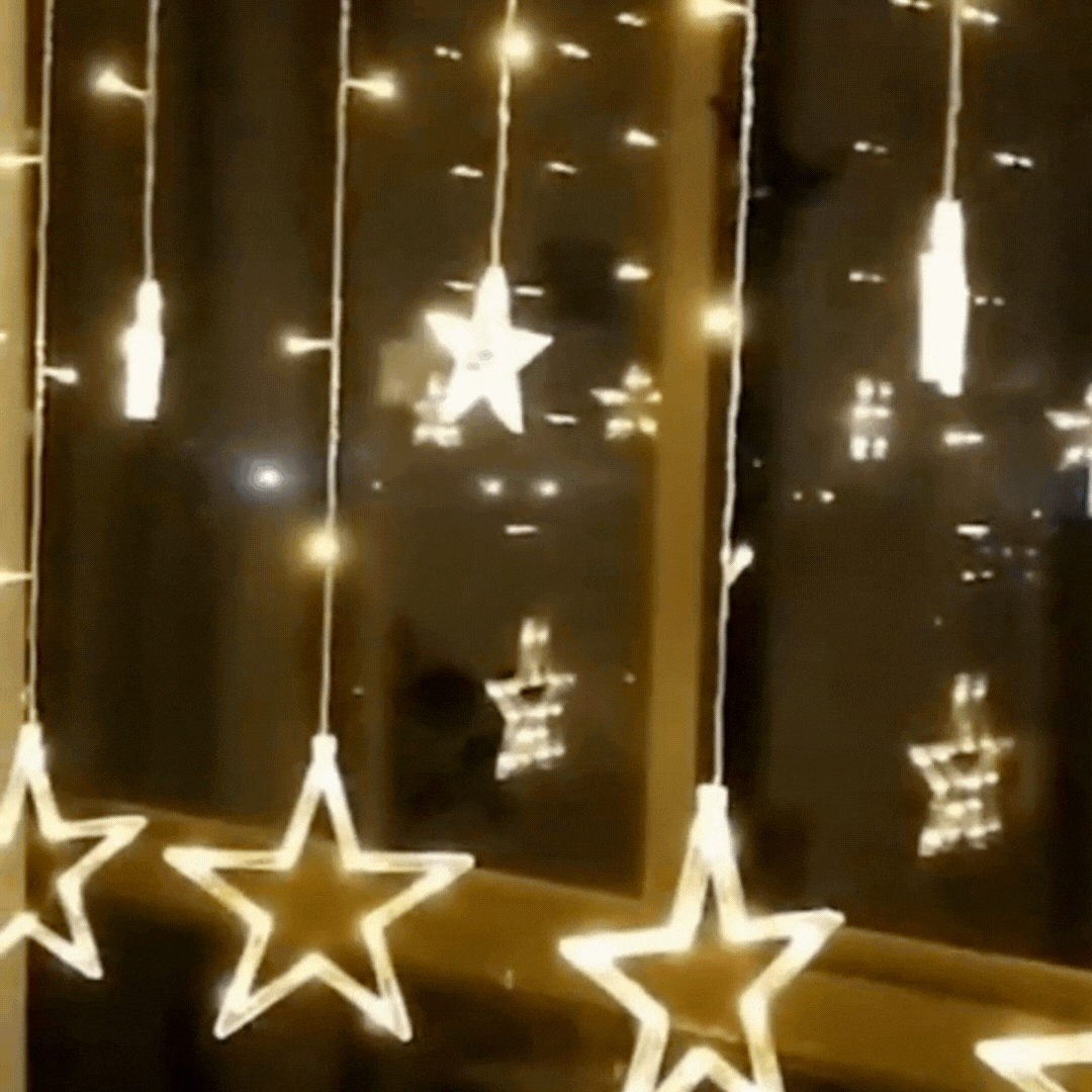 Mesmerising Luminous Star Shaped String Lantern LED Lights