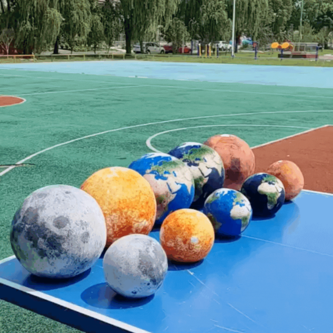 Creatively Designed Solar System Planet Plush Ball Cushion